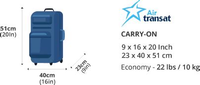 air transat pay baggage fees.